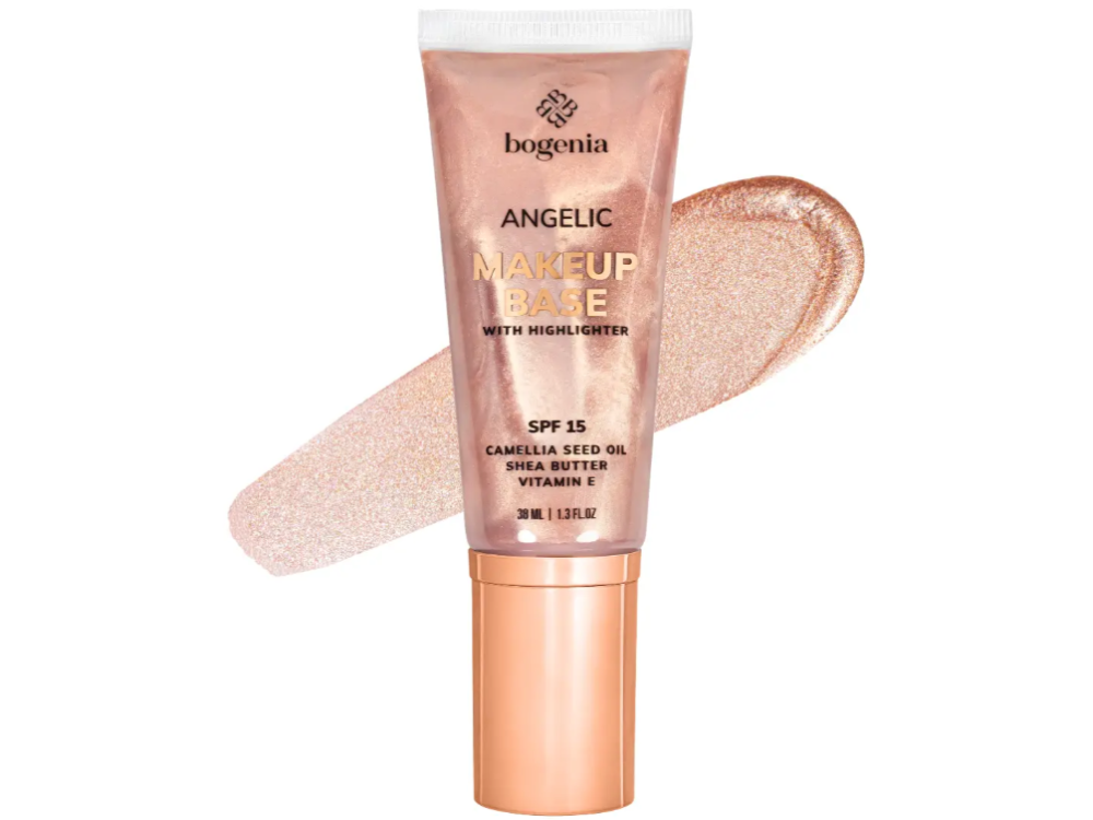 База під макіяж з хайлайтером Bogenia ANGELIC Makeup Base with Highlighter BG612 001, 38 мл