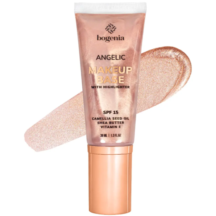 База під макіяж з хайлайтером Bogenia ANGELIC Makeup Base with Highlighter BG612 001, 38 мл