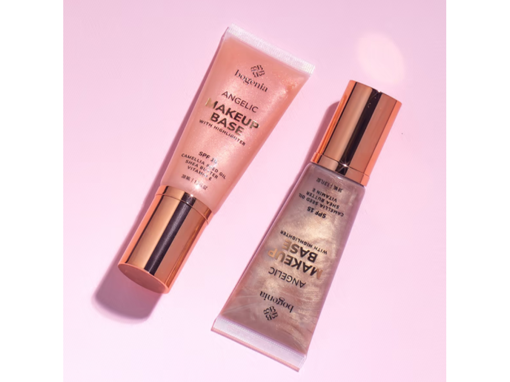 База під макіяж з хайлайтером Bogenia ANGELIC Makeup Base with Highlighter BG612 002, 38 мл