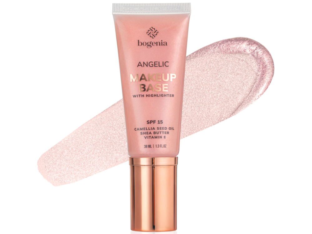 База під макіяж з хайлайтером Bogenia ANGELIC Makeup Base with Highlighter BG612 002, 38 мл