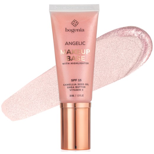 База під макіяж з хайлайтером Bogenia ANGELIC Makeup Base with Highlighter BG612 002, 38 мл