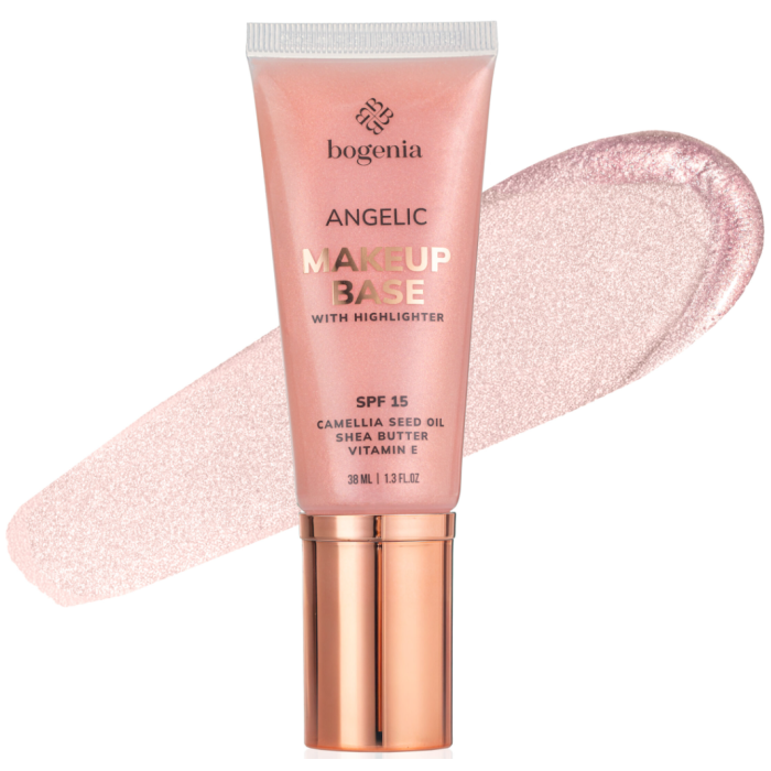 База під макіяж з хайлайтером Bogenia ANGELIC Makeup Base with Highlighter BG612 002, 38 мл