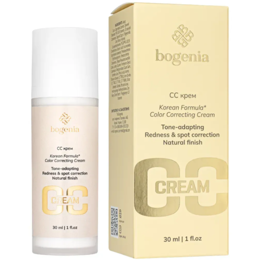CC-крем для обличчя з мікрокапсулами Bogenia СС Cream BG614 30 мл
