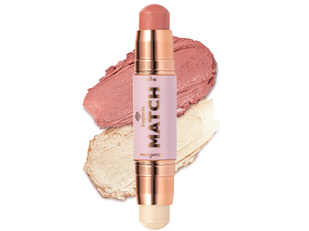 Xайлайтер та румʼяна Bogenia Match Stick Highlighter & Blush BG637 001