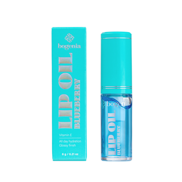 Олія для губ Bogenia BG717 Lip Oil White 004 Blueberry