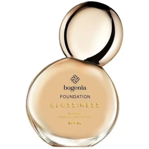 Зволожувальна тональна основа Bogenia Glossiness BG600 Beige Jasmine 005 30 мл