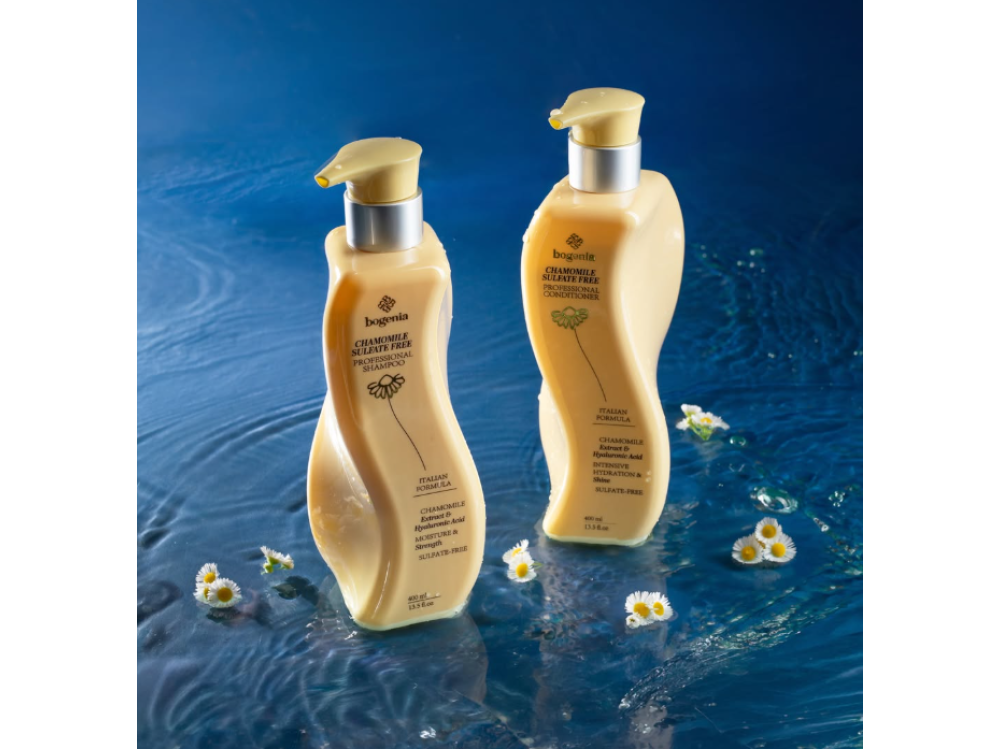 Шампунь для волосся з ромашкою Bogenia Chamomile Sulfate Free Professional Shampoo BG461 001 400 мл