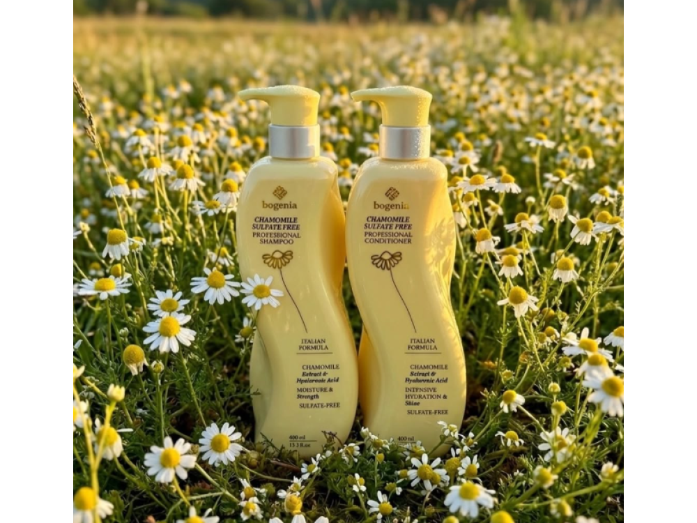 Шампунь для волосся з ромашкою Bogenia Chamomile Sulfate Free Professional Shampoo BG461 001 400 мл