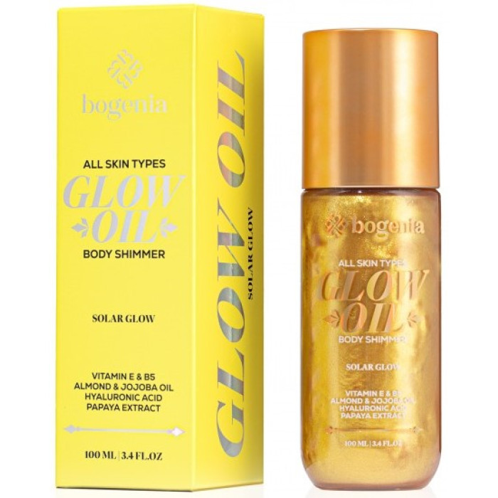 Олія-шимер для тіла Bogenia Glow Oil Body Shimmer BG462 002 Solar Glow 100 мл