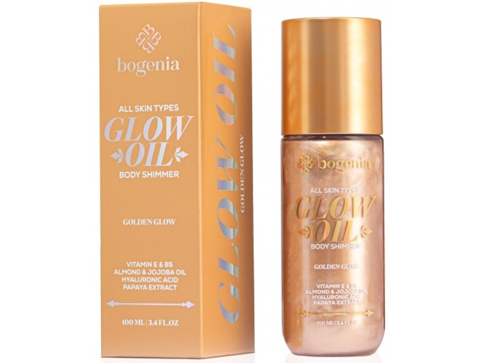 Олія-шимер для тіла Bogenia Glow Oil Body Shimmer BG462 005 Golden Glow 100 мл