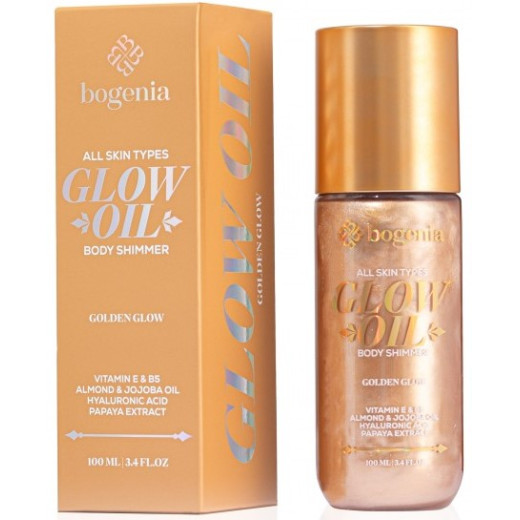 Олія-шимер для тіла Bogenia Glow Oil Body Shimmer BG462 005 Golden Glow 100 мл
