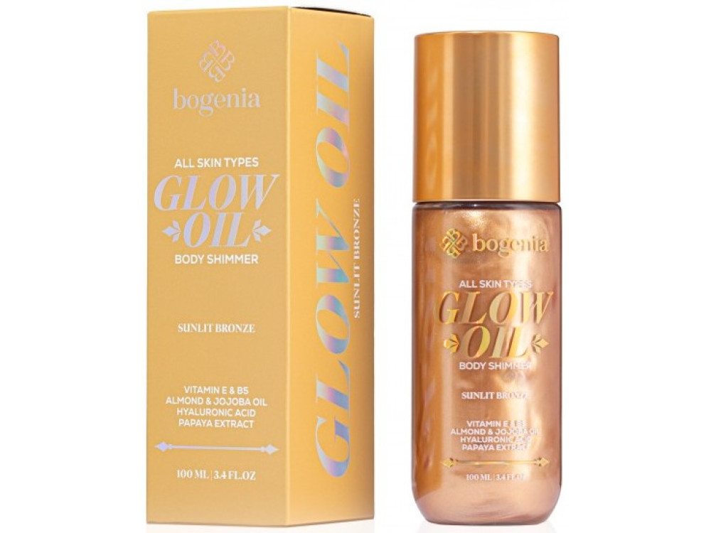 Олія-шимер для тіла Bogenia Glow Oil Body Shimmer BG462 006 Sunlit Bronze 100 мл