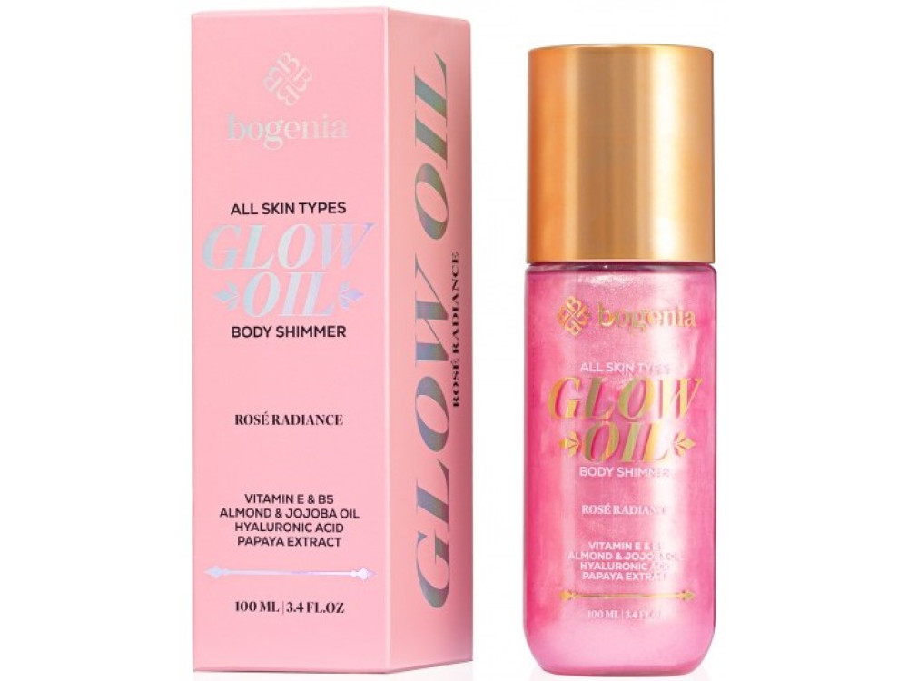 Олія-шимер для тіла Bogenia Glow Oil Body Shimmer BG462 007 Rose Radiance 100 мл