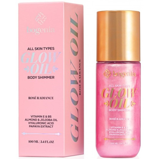 Олія-шимер для тіла Bogenia Glow Oil Body Shimmer BG462 007 Rose Radiance 100 мл