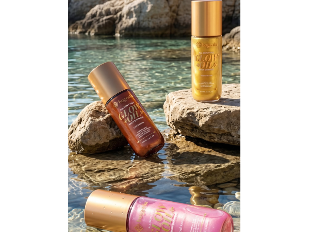 Олія-шимер для тіла Bogenia Glow Oil Body Shimmer BG462 001 Moonlit Pearl 100 мл