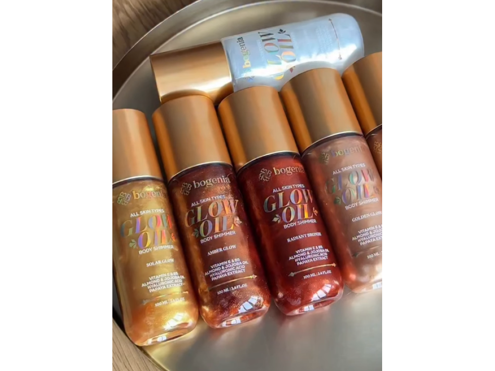 Олія-шимер для тіла Bogenia Glow Oil Body Shimmer BG462 001 Moonlit Pearl 100 мл