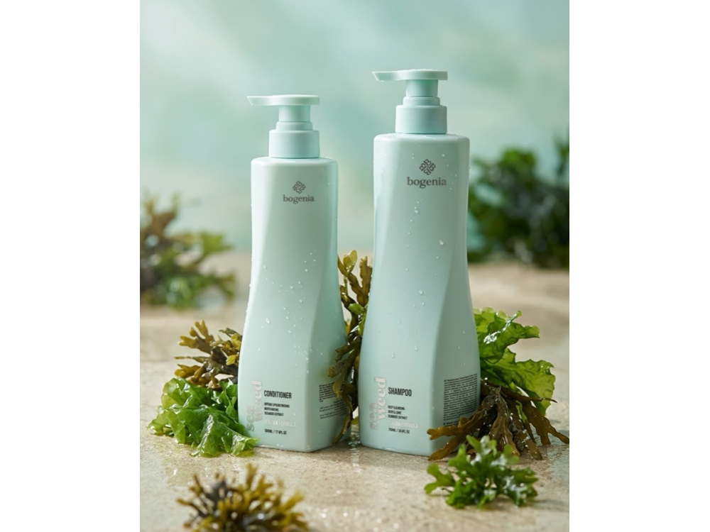 Кондиціонер для волосся Bogenia Seaweed Conditioner BG464 №002 з екстрактом морських водоростей, 500 мл