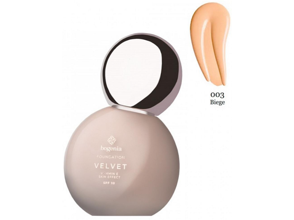 Тональна основа Bogenia Velvet BG602 003 Beige, 30 мл
