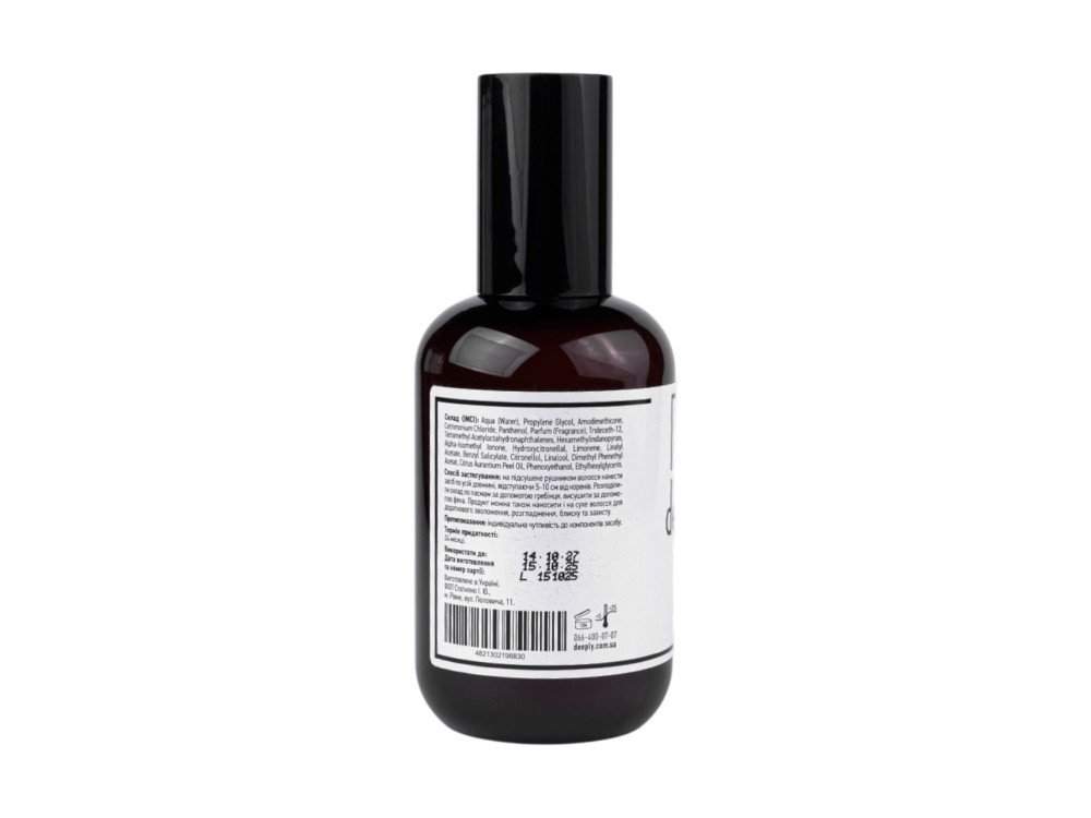 Спрей-захист для волосся 10 в 1 Deeply protecting hair spray 10 in 1 DP0008 (200 мл)