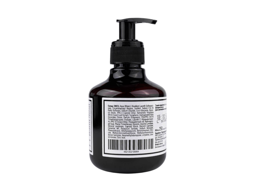 Відновлюючий шампунь для волосся Deeply restoring shampoo DP0031, 250 мл