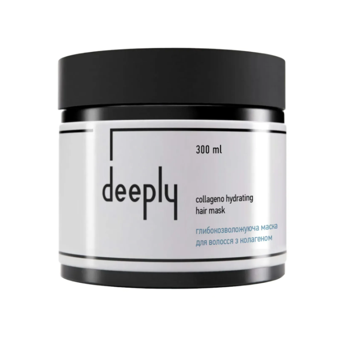  Глибокозволожуюча маска для волосся з колагеном Deeply Collageno Hydrating Hair Mask DP0038, 300 мл