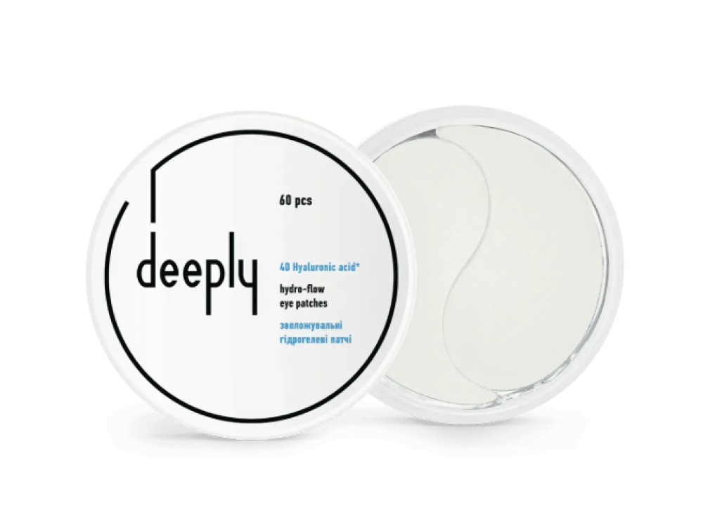 Зволожувальні гідрогелеві патчі Deeply DPBC16 ydro-flow eye patches 60штук