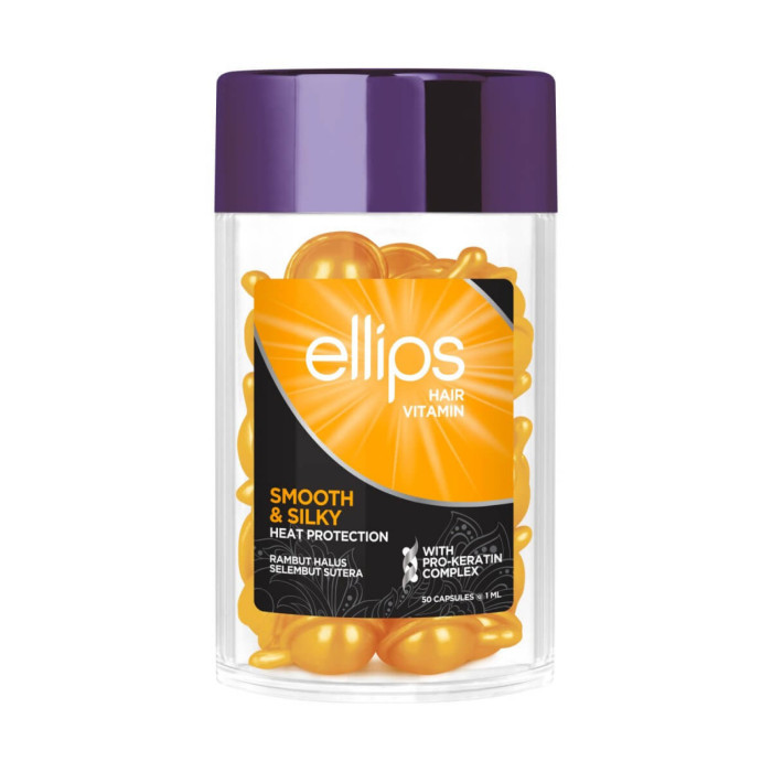 Капсули для волосся Ellips Hair Vitamin бездоганний шовк з про-кератиновим комплексом, 50 шт по 1мл