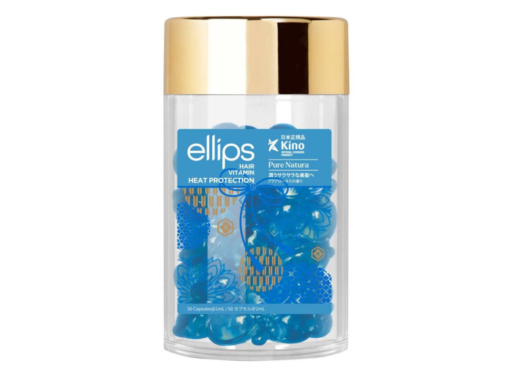 Капсули для зміцнення волосся Ellips Hair Vitamin Сила лотоса, 50 шт по 1мл