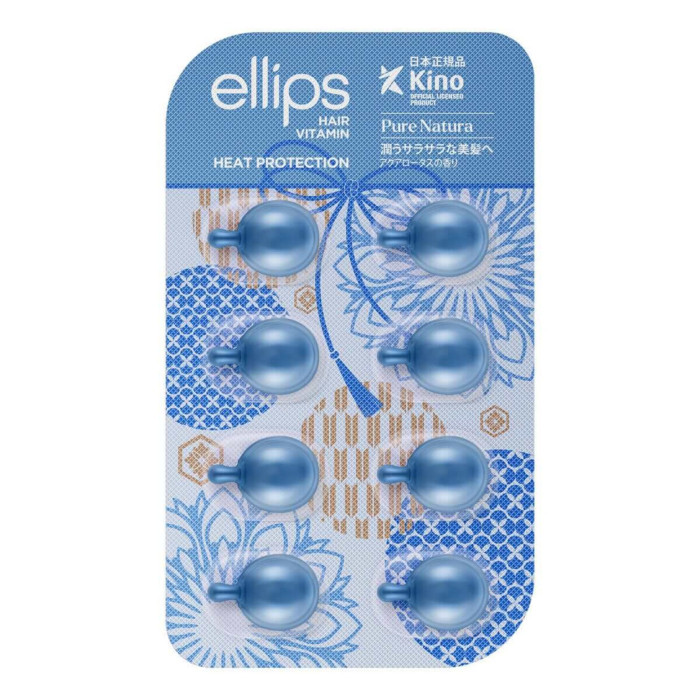 Капсули для зміцнення волосся Ellips Hair Vitamin Сила лотоса, 8 шт по, 1 мл