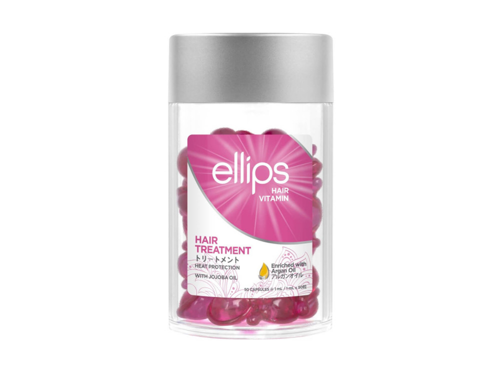 Капсули для зміцнення волосся Ellips Hair Vitamin Терапія для волосся з олією Жожоба, 50 шт по 1мл