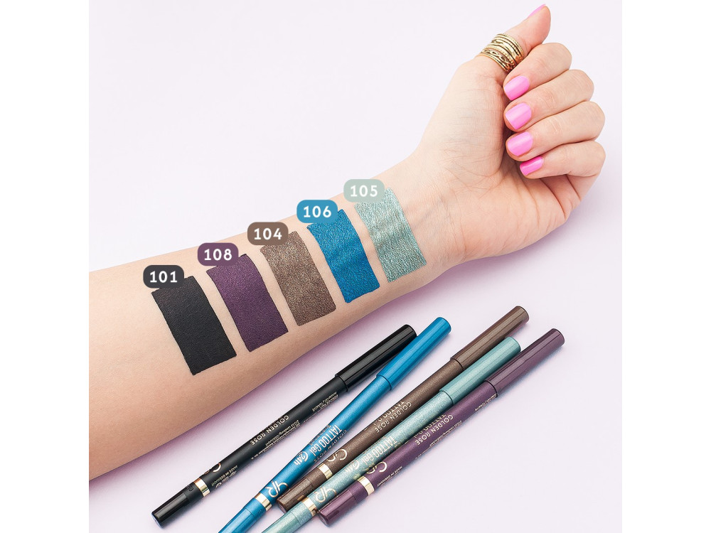 Гель-олівець для очей Golden Rose Tattoo Gel Eye Pencil 101 Noir