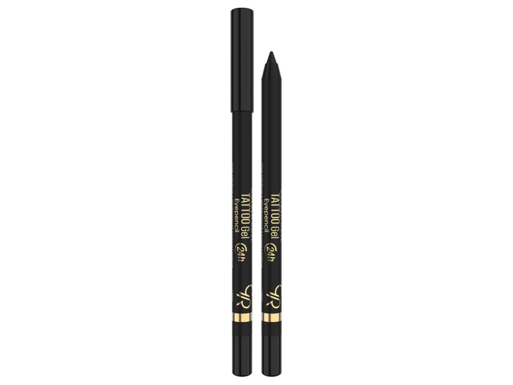 Гель-олівець для очей Golden Rose Tattoo Gel Eye Pencil 101 Noir