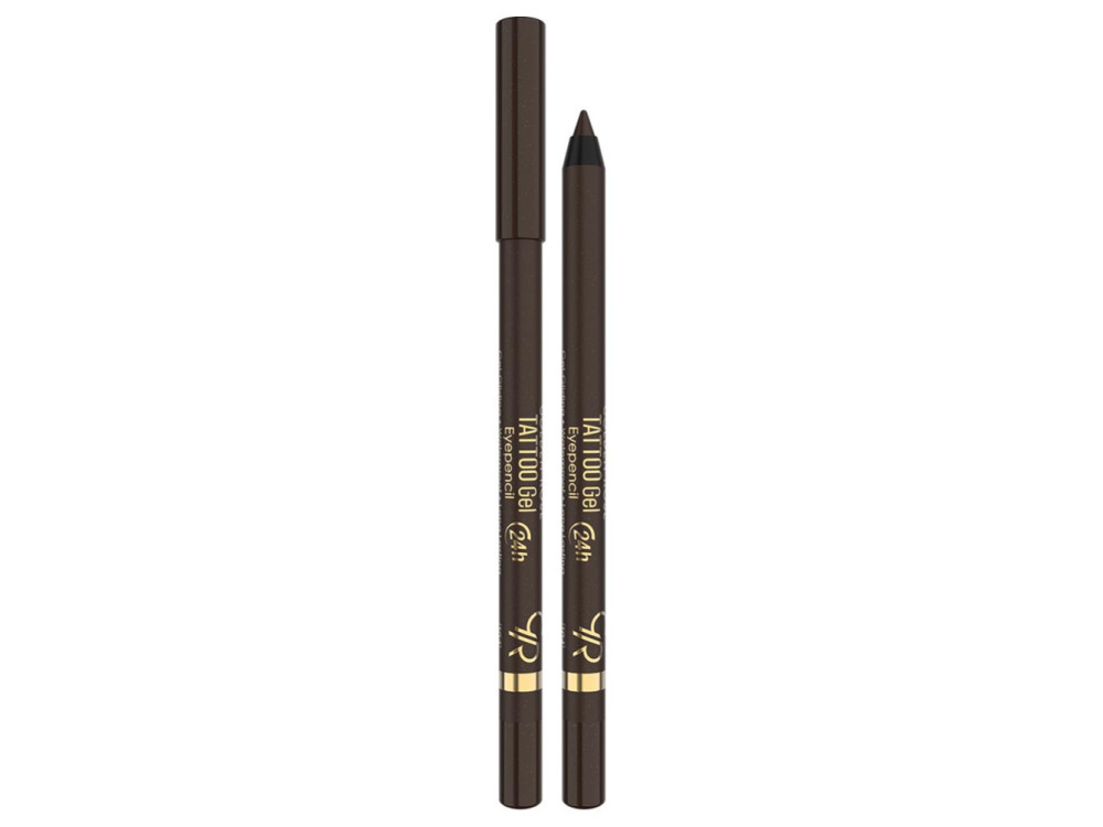 Гель-олівець для очей Golden Rose Tattoo Gel Eye Pencil 104 Glitzy Brown