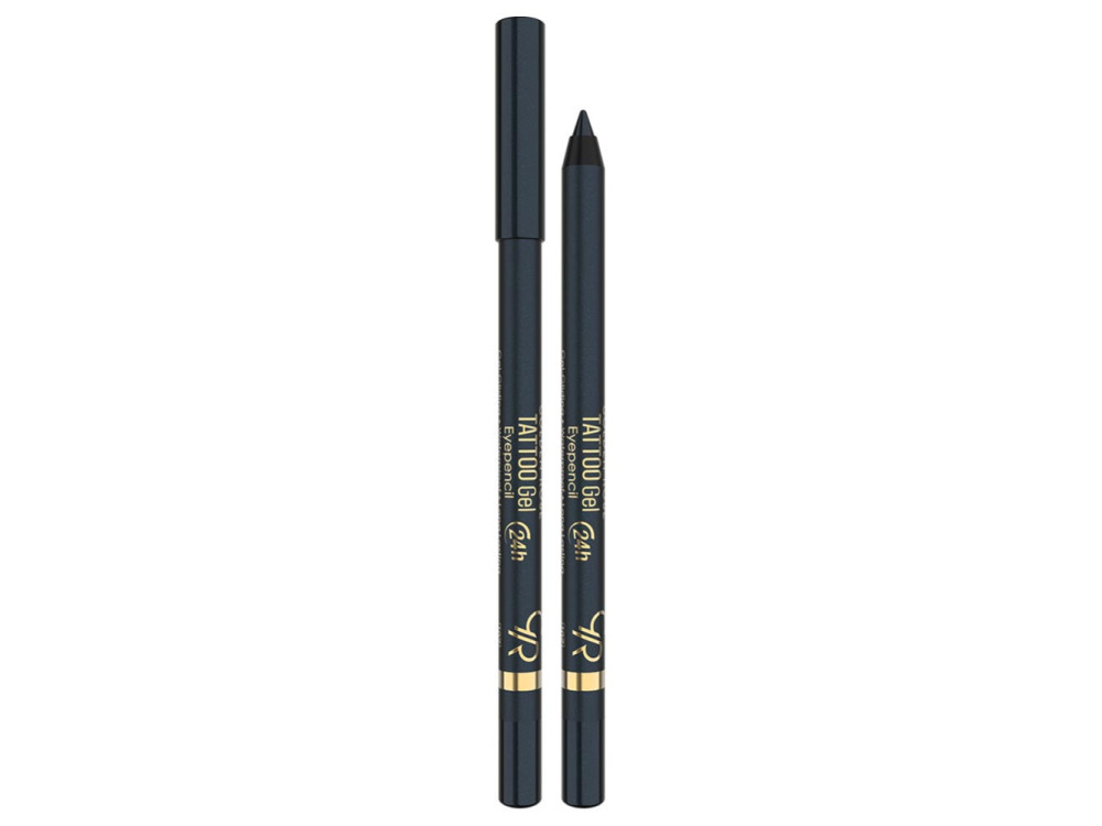 Гель-олівець для очей Golden Rose Tattoo Gel Eye Pencil 107 Sparkle Navy