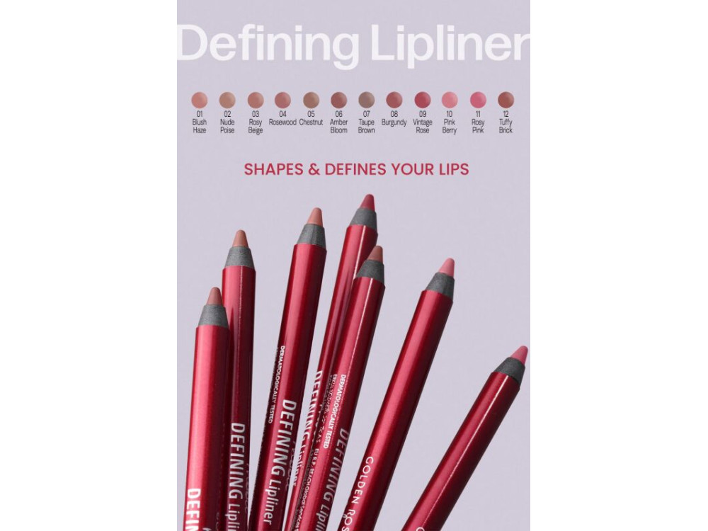 Олівець для губ Golden Rose Defining Lipliner 01 Blush Haze