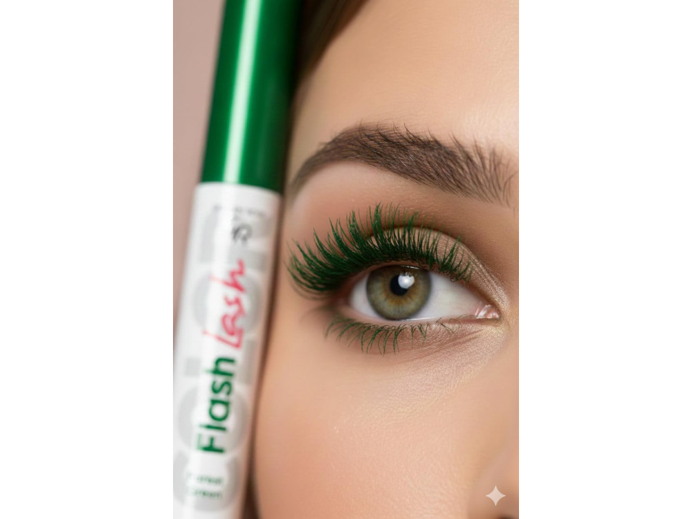 Туш для вій Golden Rose Flash Lash Colored Mascara 02 Forest Green 