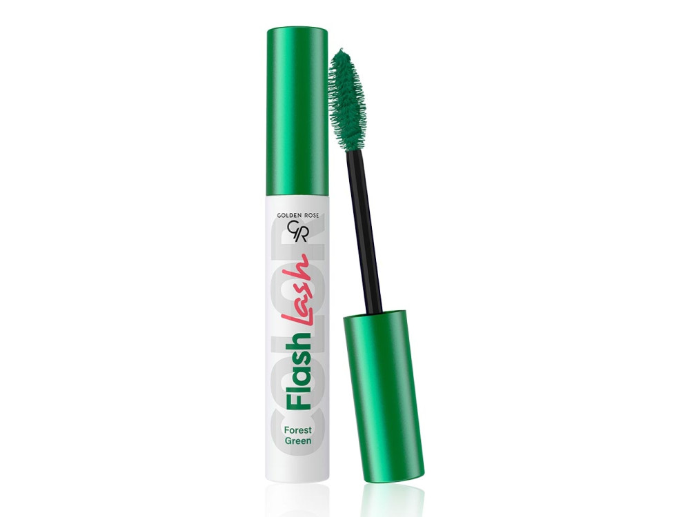 Туш для вій Golden Rose Flash Lash Colored Mascara 02 Forest Green 