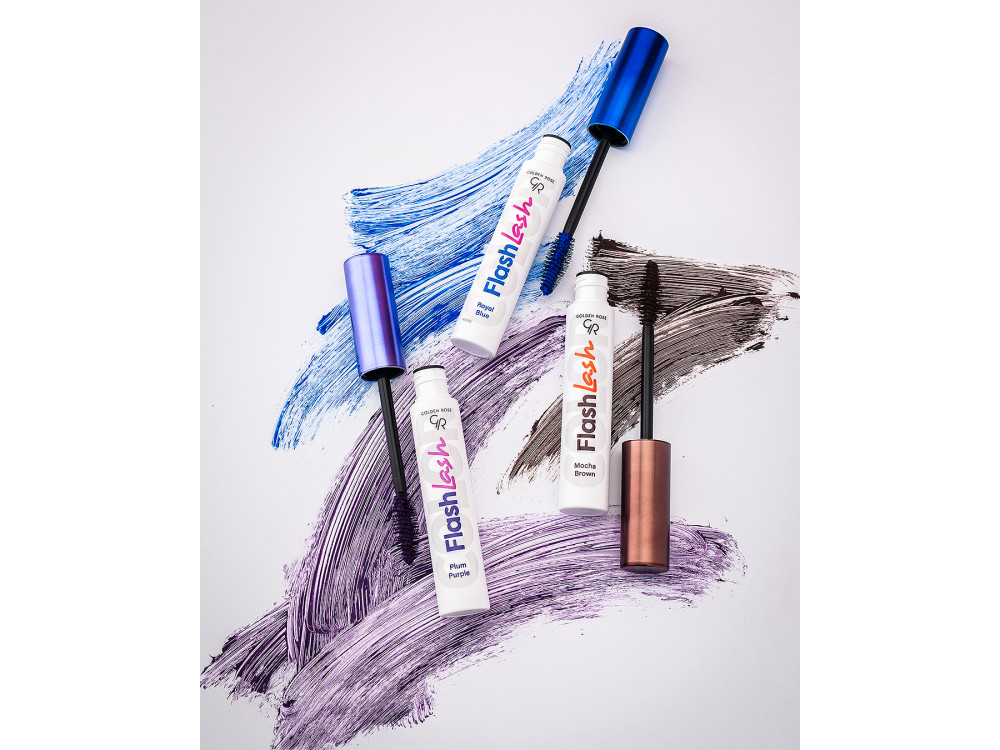Туш для вій Golden Rose Flash Lash Colored Mascara 07 Plum Purple 