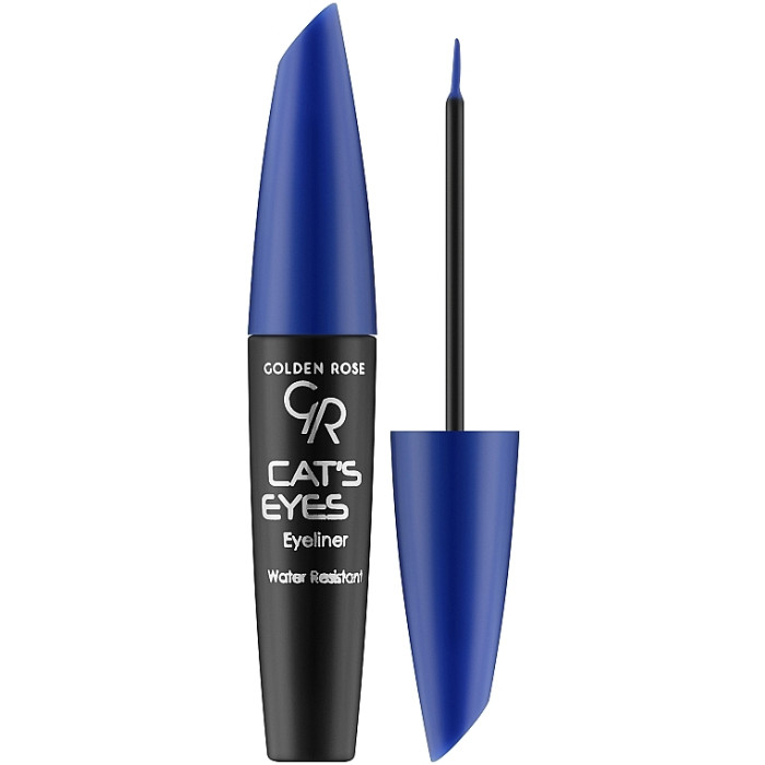 Підводка для очей Golden Rose Cat’s Eyes Eyeliner (синя), 6мл