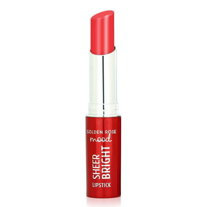 Помада Golden Rose Sheer Bright Lipstick 103 Coral Red