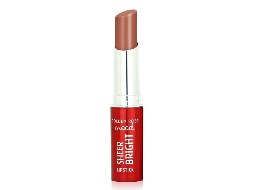 Помада Golden Rose Sheer Bright Lipstick 104 Nude Latte