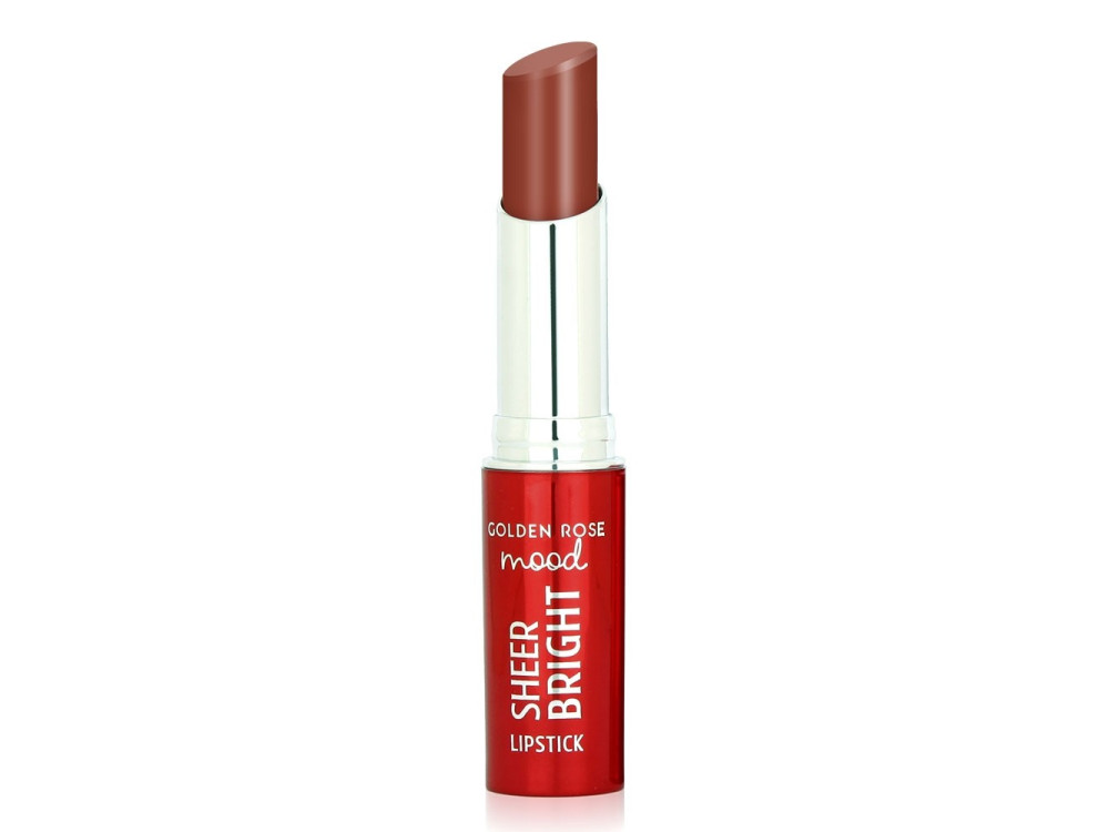Помада Golden Rose Sheer Bright Lipstick 105 Hazelnut
