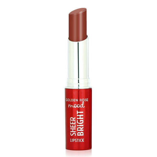 Помада Golden Rose Sheer Bright Lipstick 105 Hazelnut