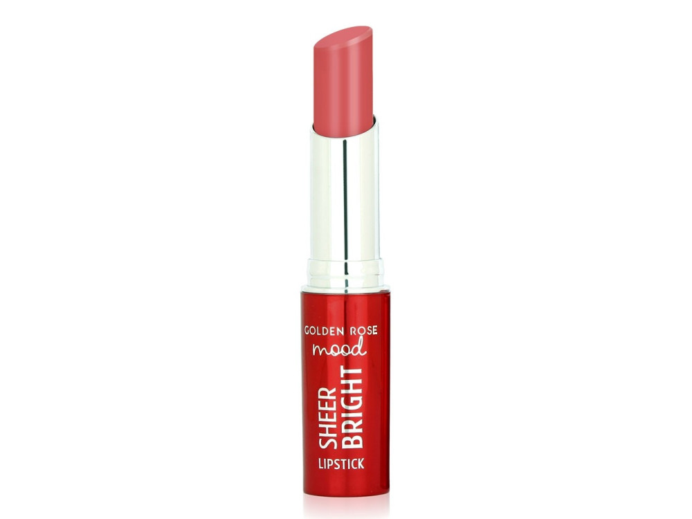 Помада Golden Rose Sheer Bright Lipstick 106 Peachy Pink