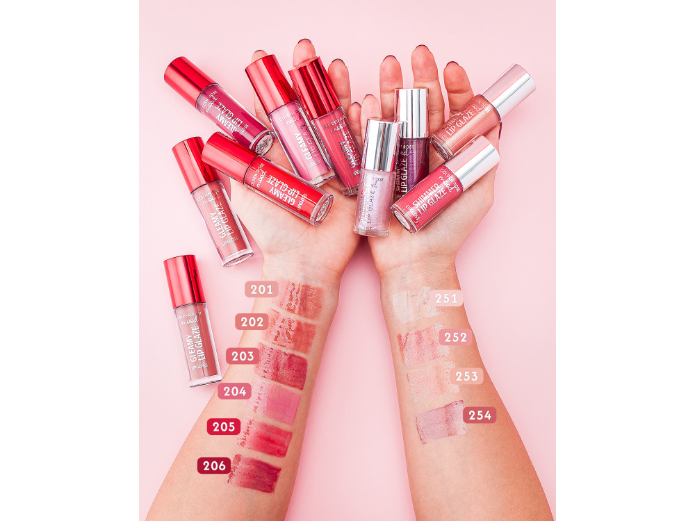 Блиск для губ Golden Rose Mood Gleamy Lip Glaze Lipgloss 202 Peachy Nude