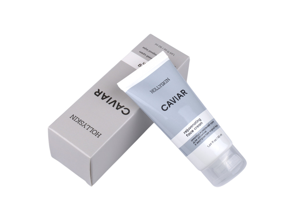 Омолоджувальний крем для обличчя з екстрактом чорної ікри HOLLYSKIN Caviar Face Cream 50ml