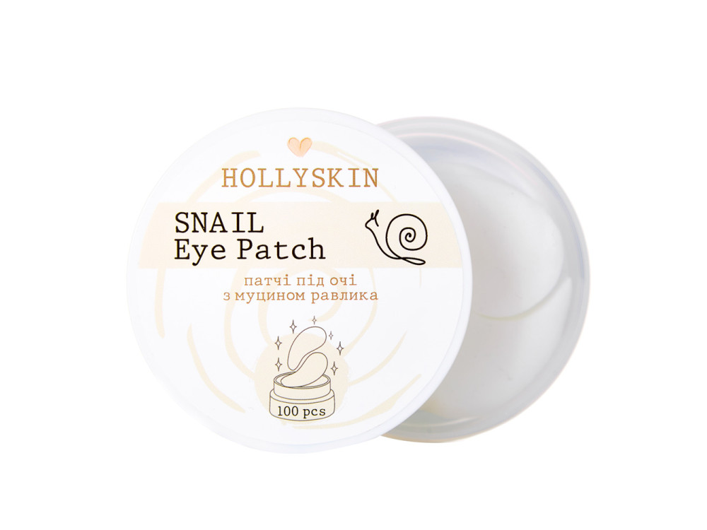 Патчі під очі HOLLYSKIN Snail Eye Patch 100шт