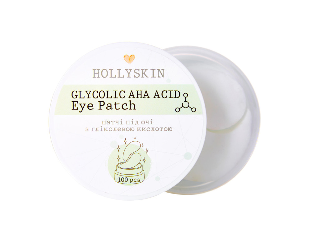 Патчі під очі HOLLYSKIN Glycolic Eye Patch 100шт