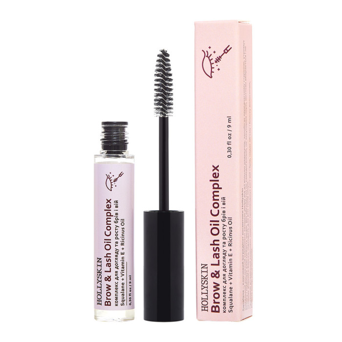 Комплекс для догляду та росту брів і вій HOLLYSKIN Brow&Lash Oil Complex 9ml