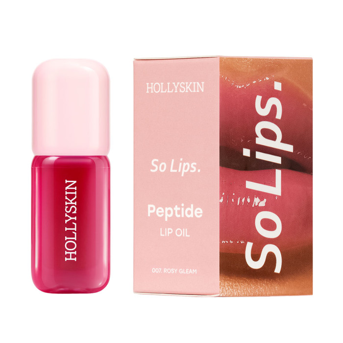 Зволожувальна олія для губ HOLLYSKIN So Lips Peptide Lip Oil 007 Rosy Gleam